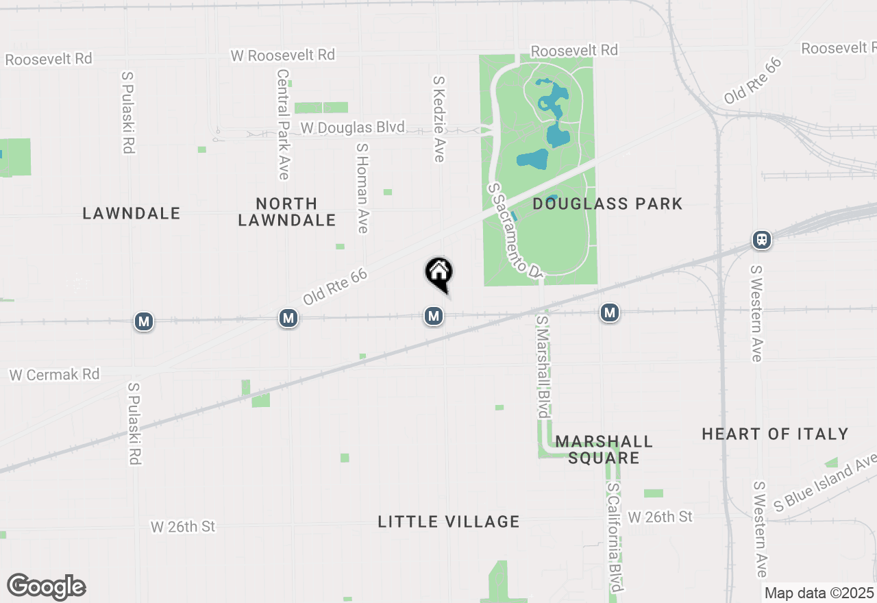 Map of 1918 S Kedzie Avenue, Chicago, IL 60623