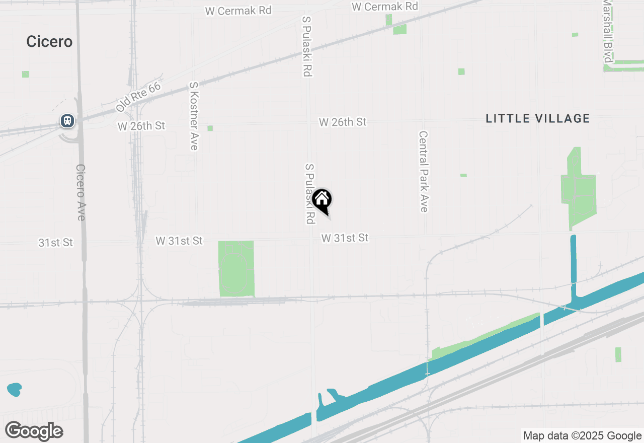 Map of 3022 S Harding Avenue, Chicago, IL 60623