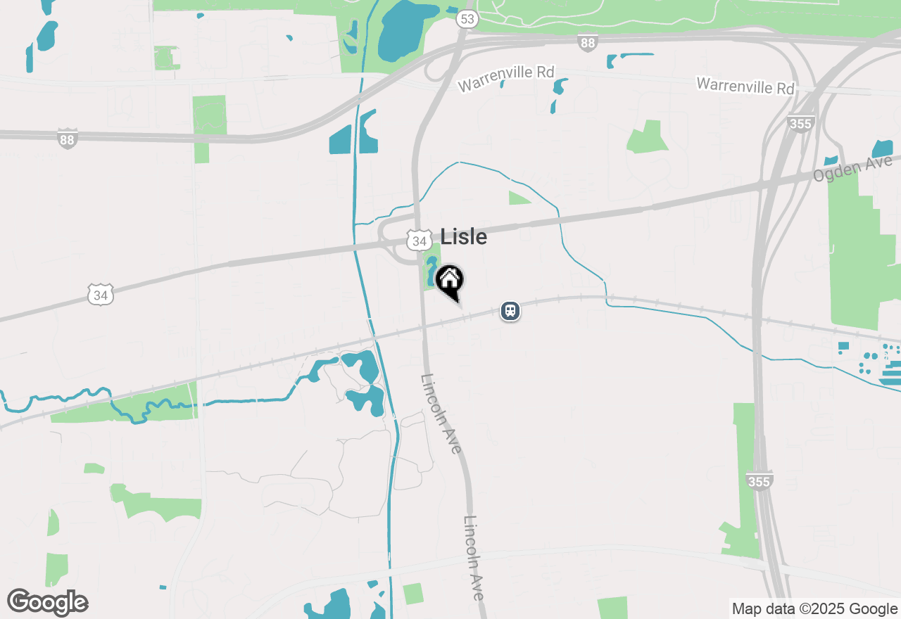 Map of 1111 Burlington Avenue #201, Lisle, IL 60532