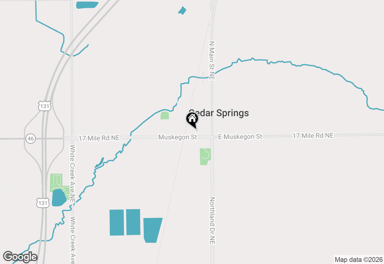 Map of 171 3rd Street Ne, Cedar Springs, MI 49319