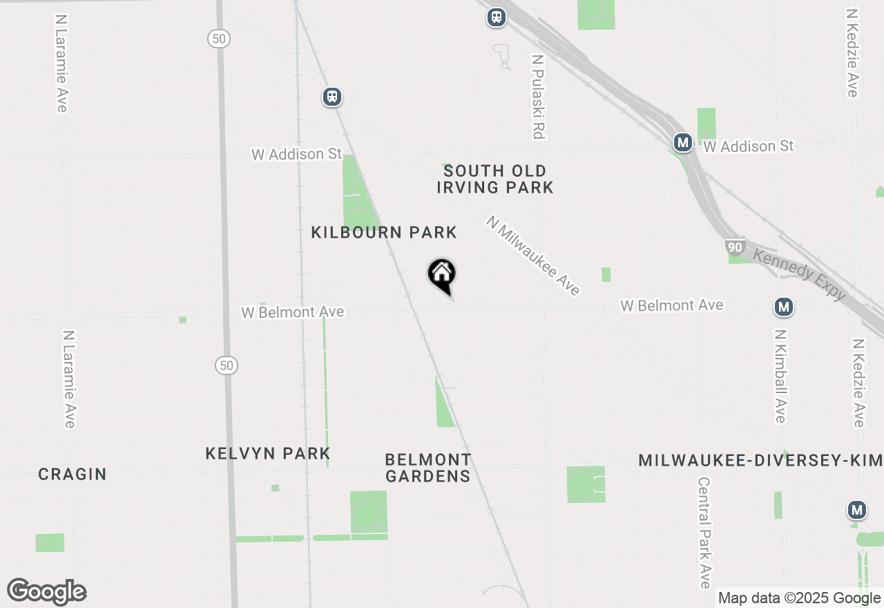 Map of 4218 W Belmont Avenue, Chicago, IL 60641