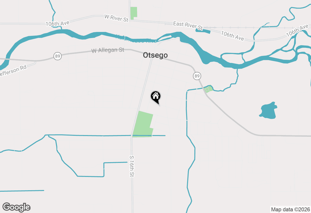 Map of 224 Charles Street, Otsego, MI 49078
