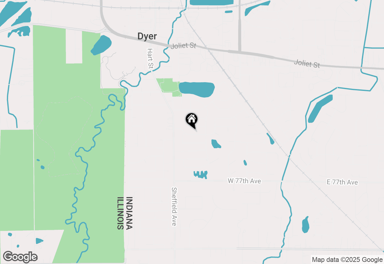 Map of 505 Osage Drive, Dyer, IN 46311