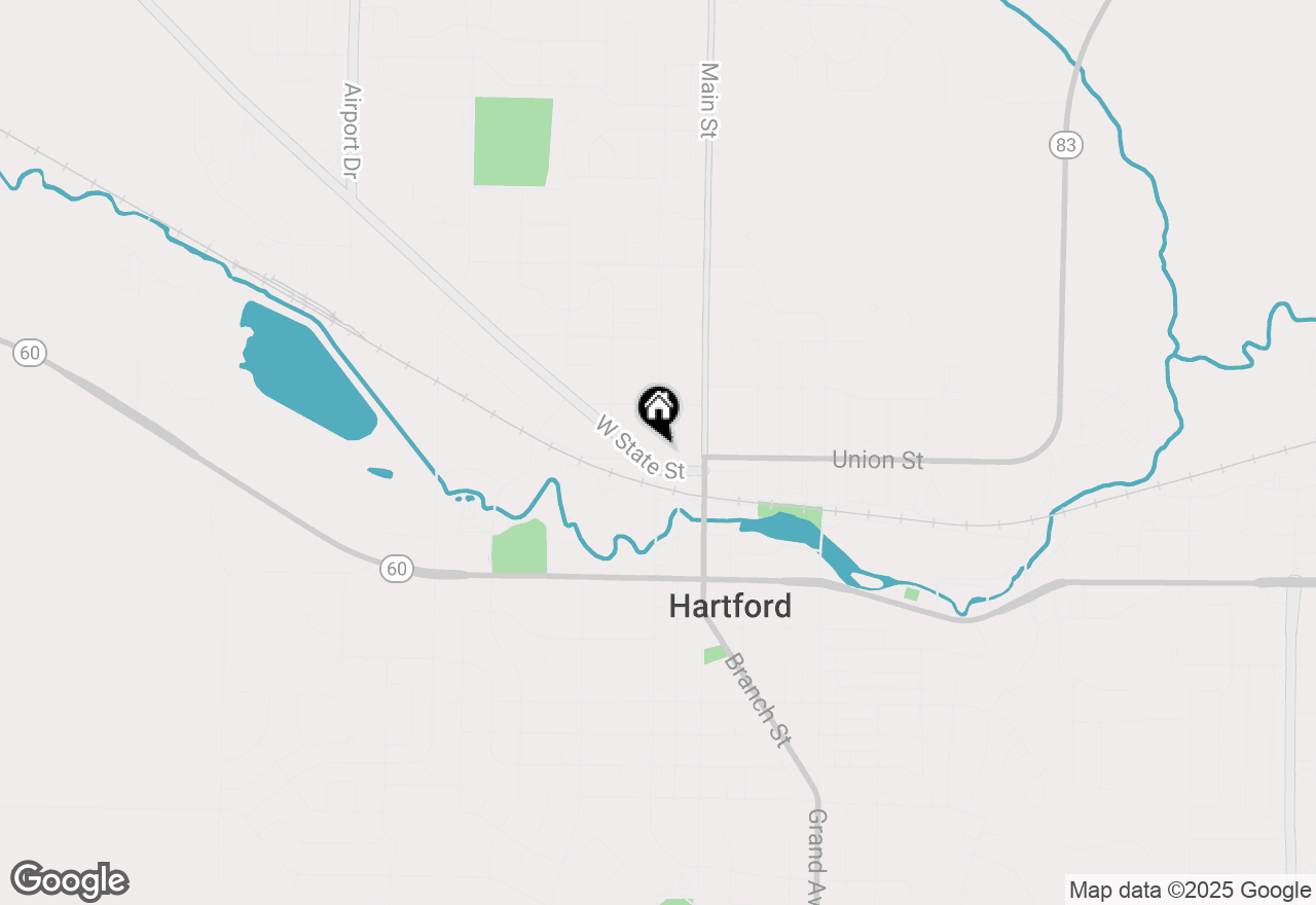 Map of 228 W State St, Hartford, WI 53027