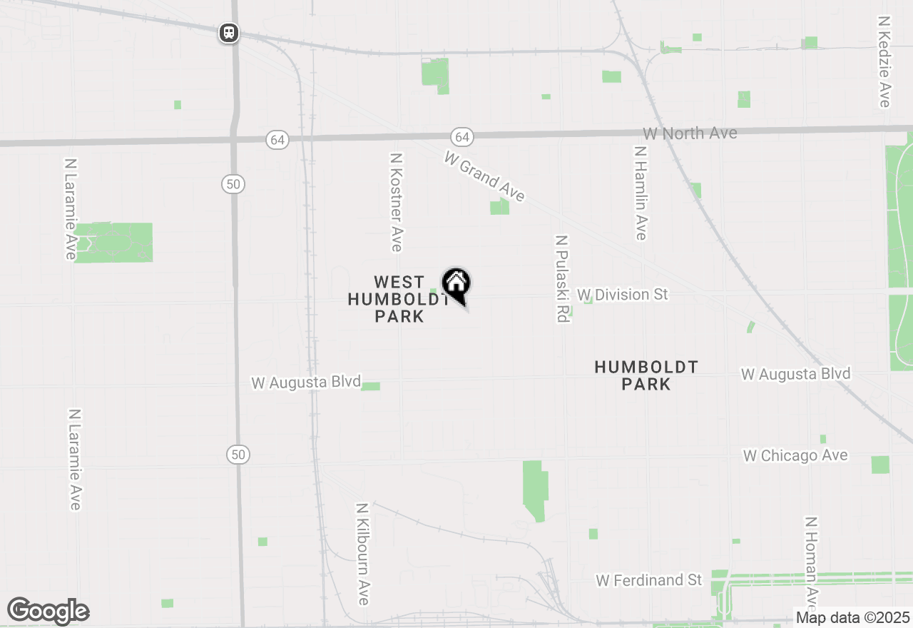 Map of 4236 W Haddon Avenue, Chicago, IL 60651