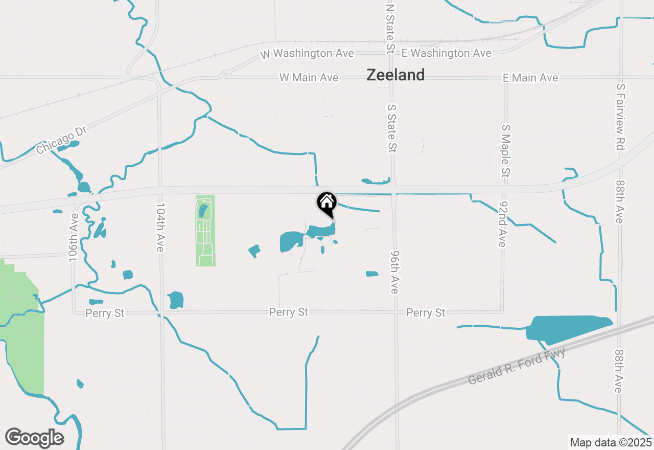 Map of 332 Royal Park Drive, Zeeland, MI 49464