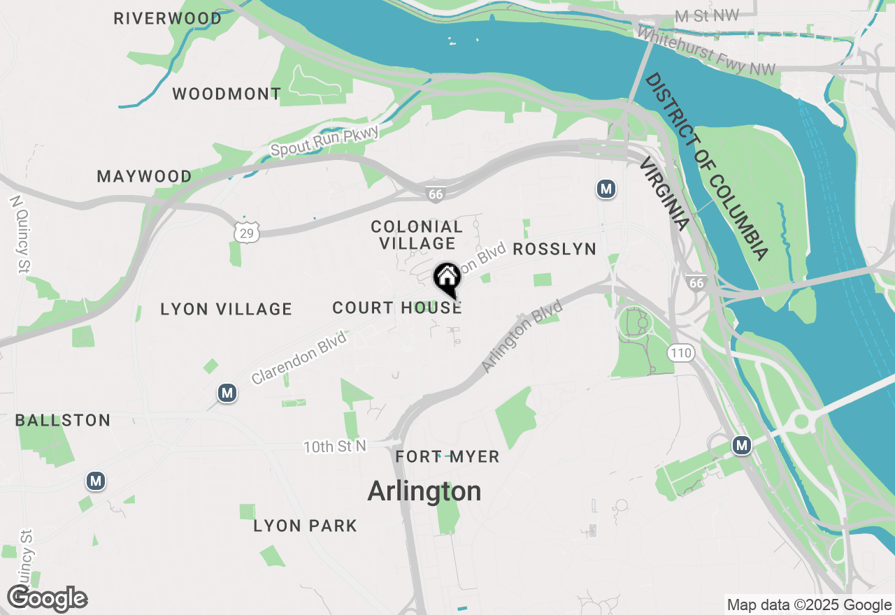Map of 2001 15th Street N #618, Arlington, VA 22201