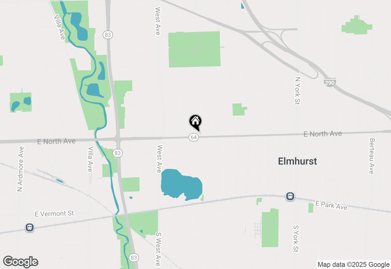 Map of 407 W North Avenue, Elmhurst, IL 60126