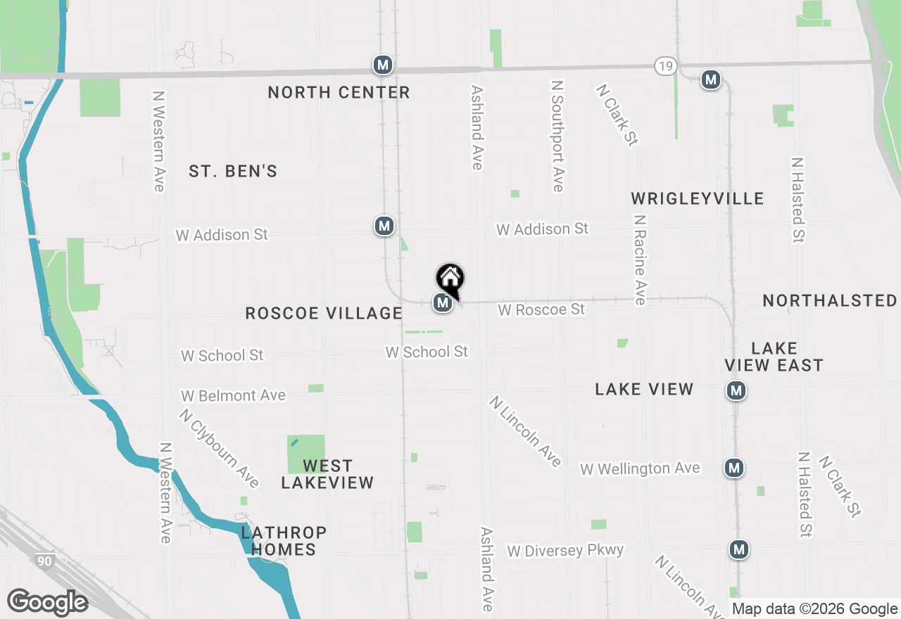 Map of 1650 W Roscoe Street #306, Chicago, IL 60657