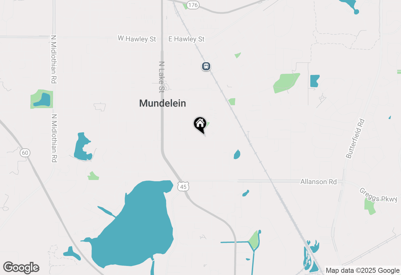 Map of 167 S Hawthorne Boulevard, Mundelein, IL 60060