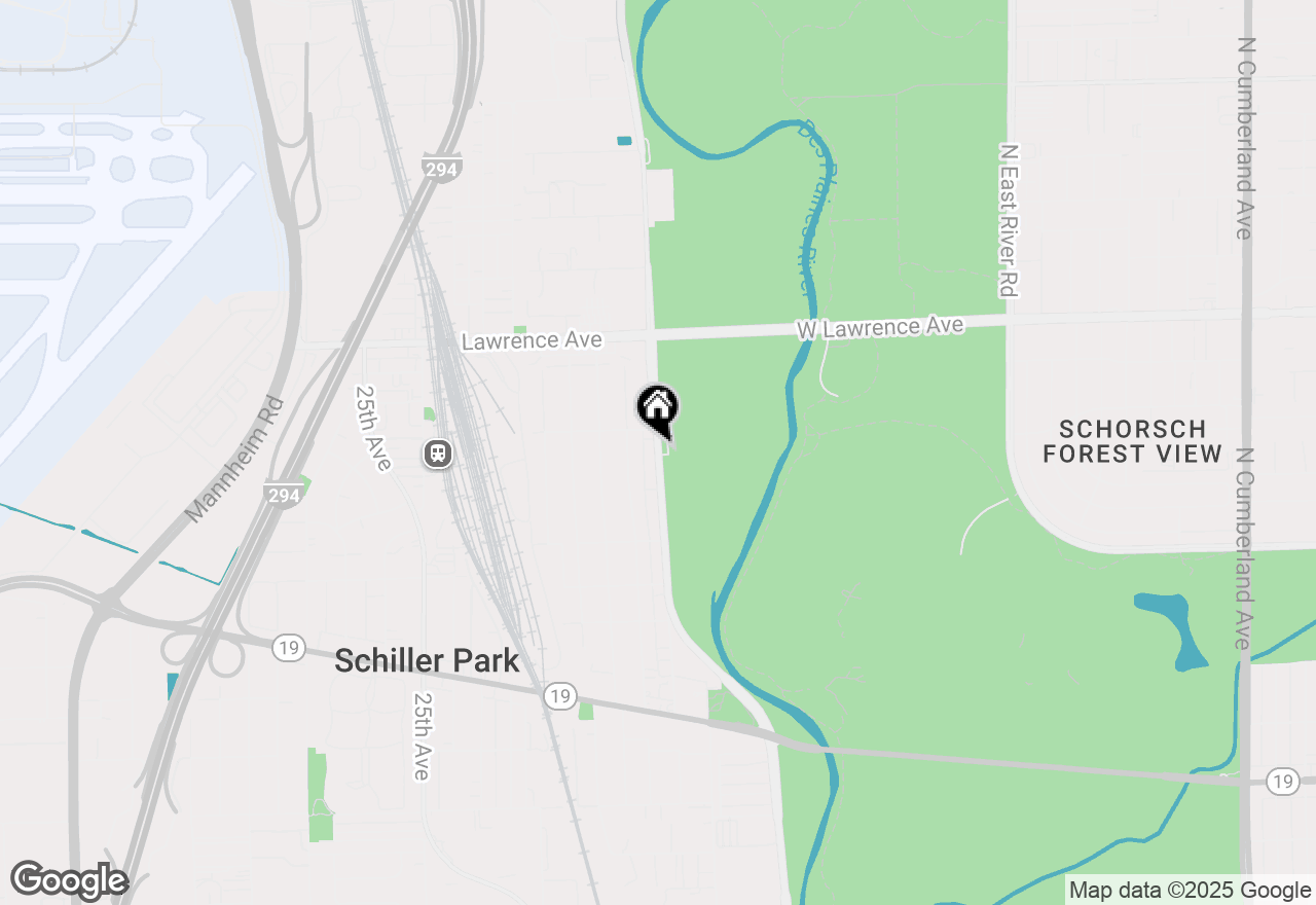 Map of 4618 River Road #1D, Schiller Park, IL 60176