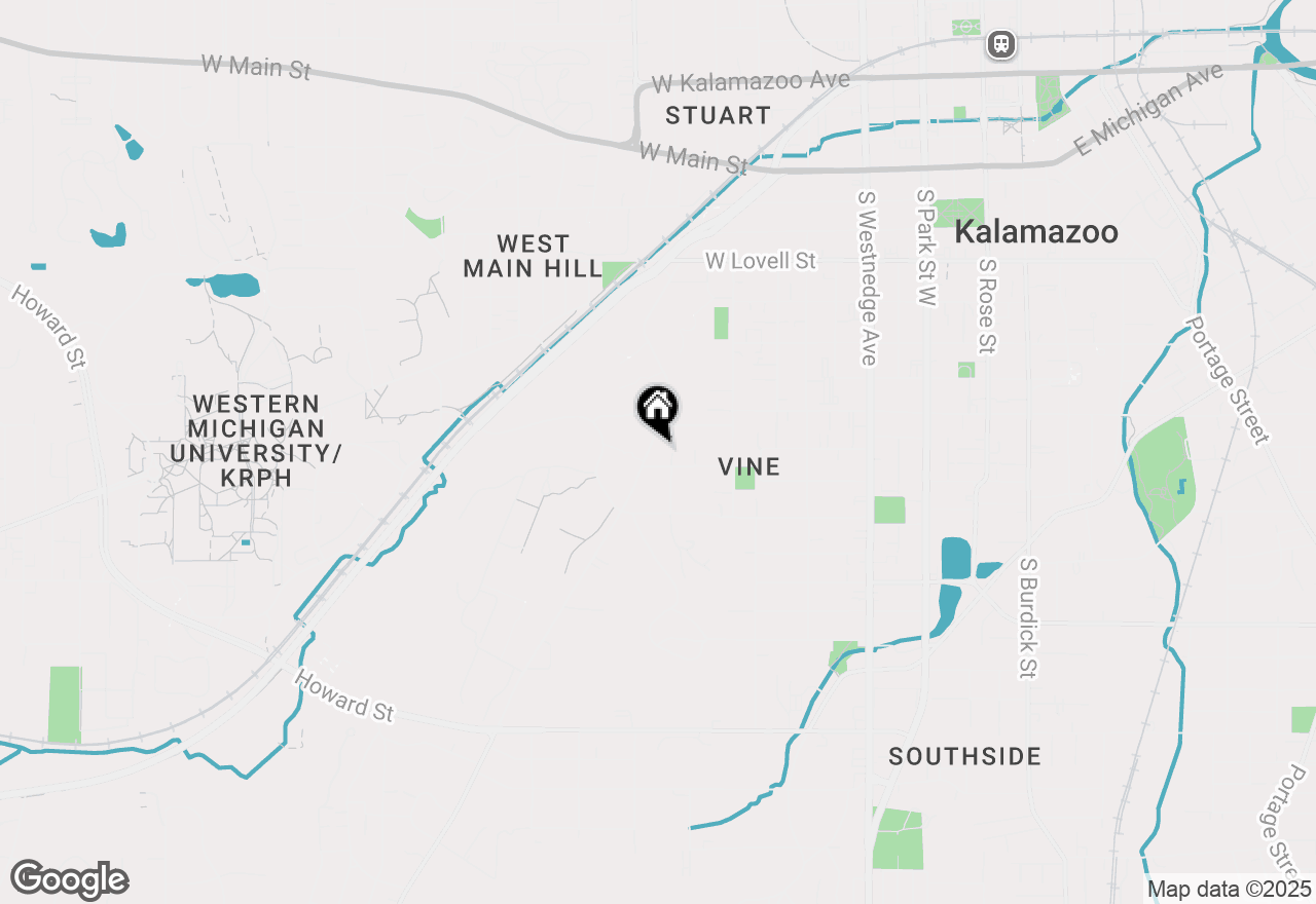 Map of 825 Oakland Drive, Kalamazoo, MI 49008