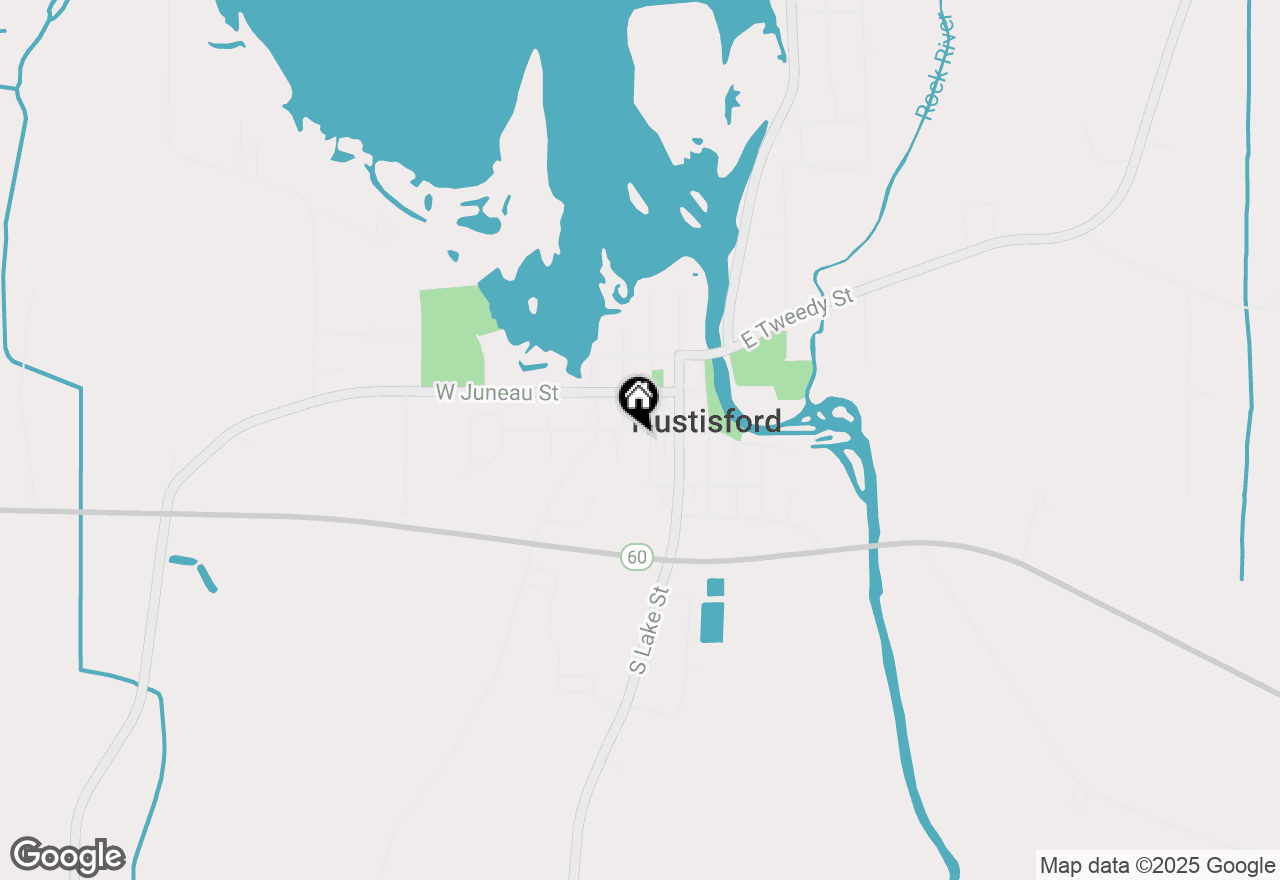 Map of 212 W Griffith St, Hustisford, WI 53034