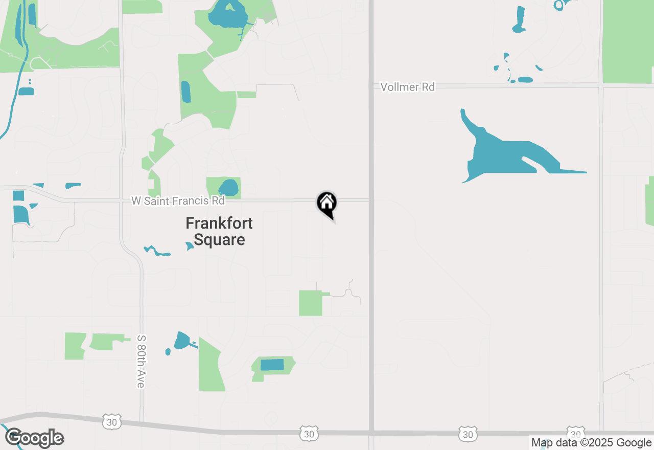 Map of 20357 S Hunter Drive, Frankfort, IL 60423