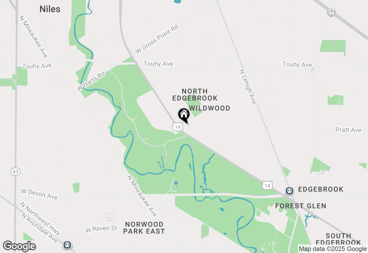 Map of 6811 N Mendota Avenue, Chicago, IL 60646