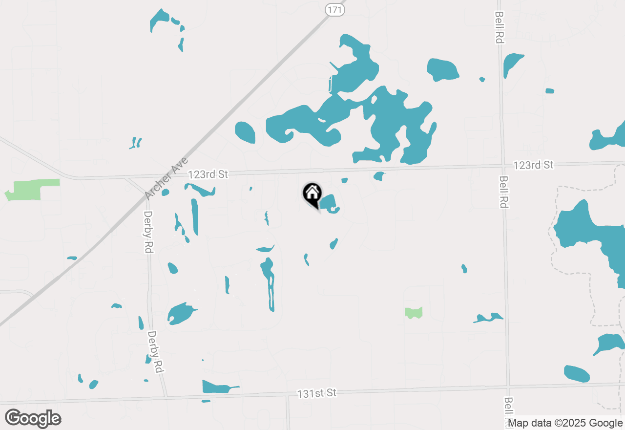 Map of 12655 Derry Drive, Lemont, IL 60439