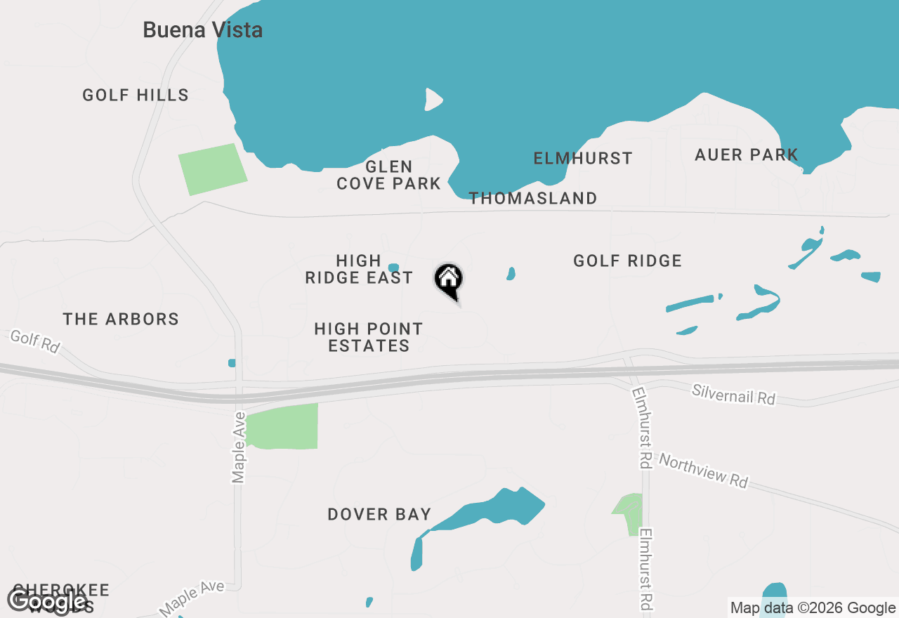 Map of N17W29610 Caldicot North Cir, Pewaukee, WI 53072