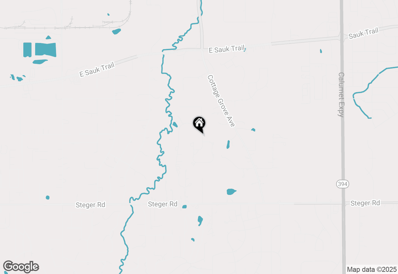 Map of 321 Royal Oak Drive, Steger, IL 60475