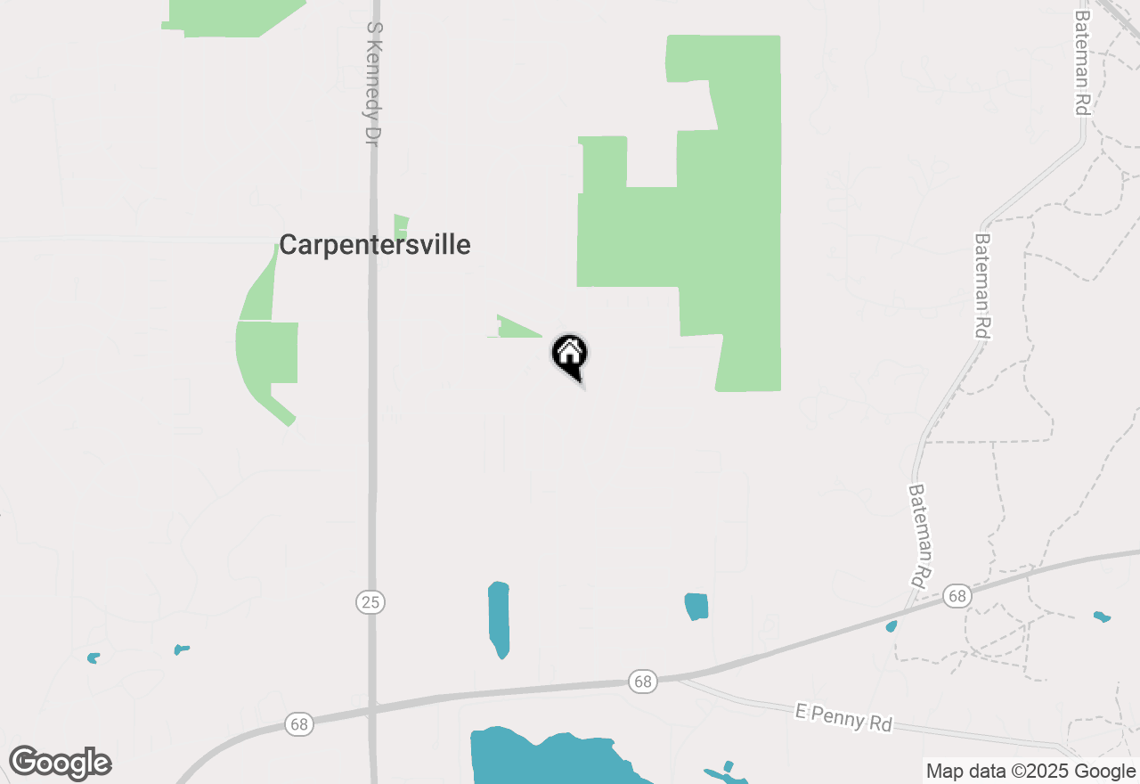 Map of 741 Jackson Avenue, Carpentersville, IL 60110