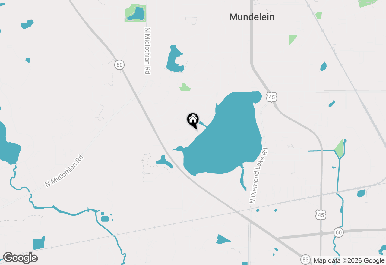 Map of 26781 N Circle Drive, Mundelein, IL 60060