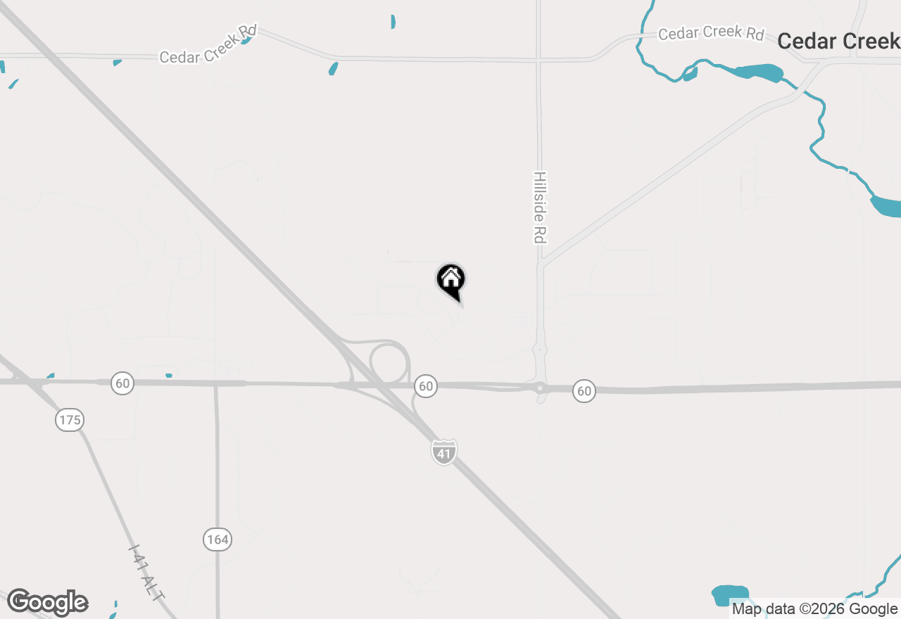 Map of 1878 Woodland Way #433-4, Slinger, WI 53086