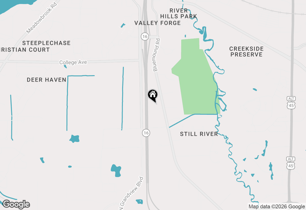 Map of W251N2371 Valleyview Cir, Pewaukee, WI 53072