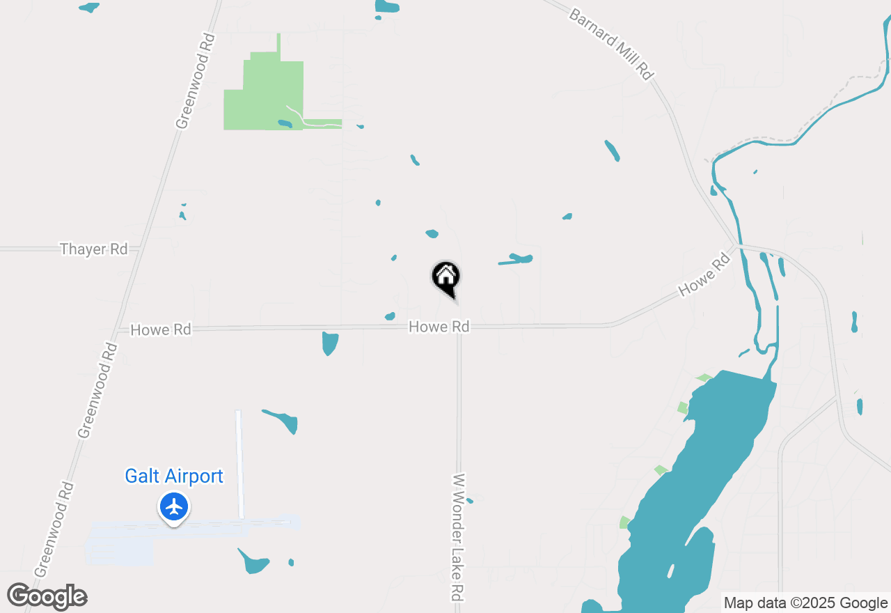 Map of 8400 Howe Road, Wonder Lake, IL 60097