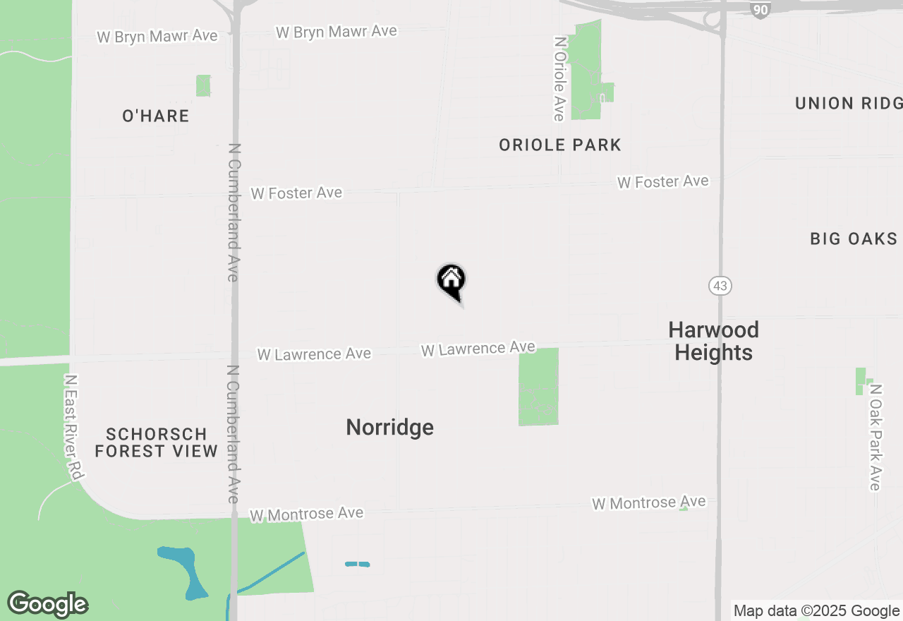 Map of 4901 N Orange Avenue, Norridge, IL 60706