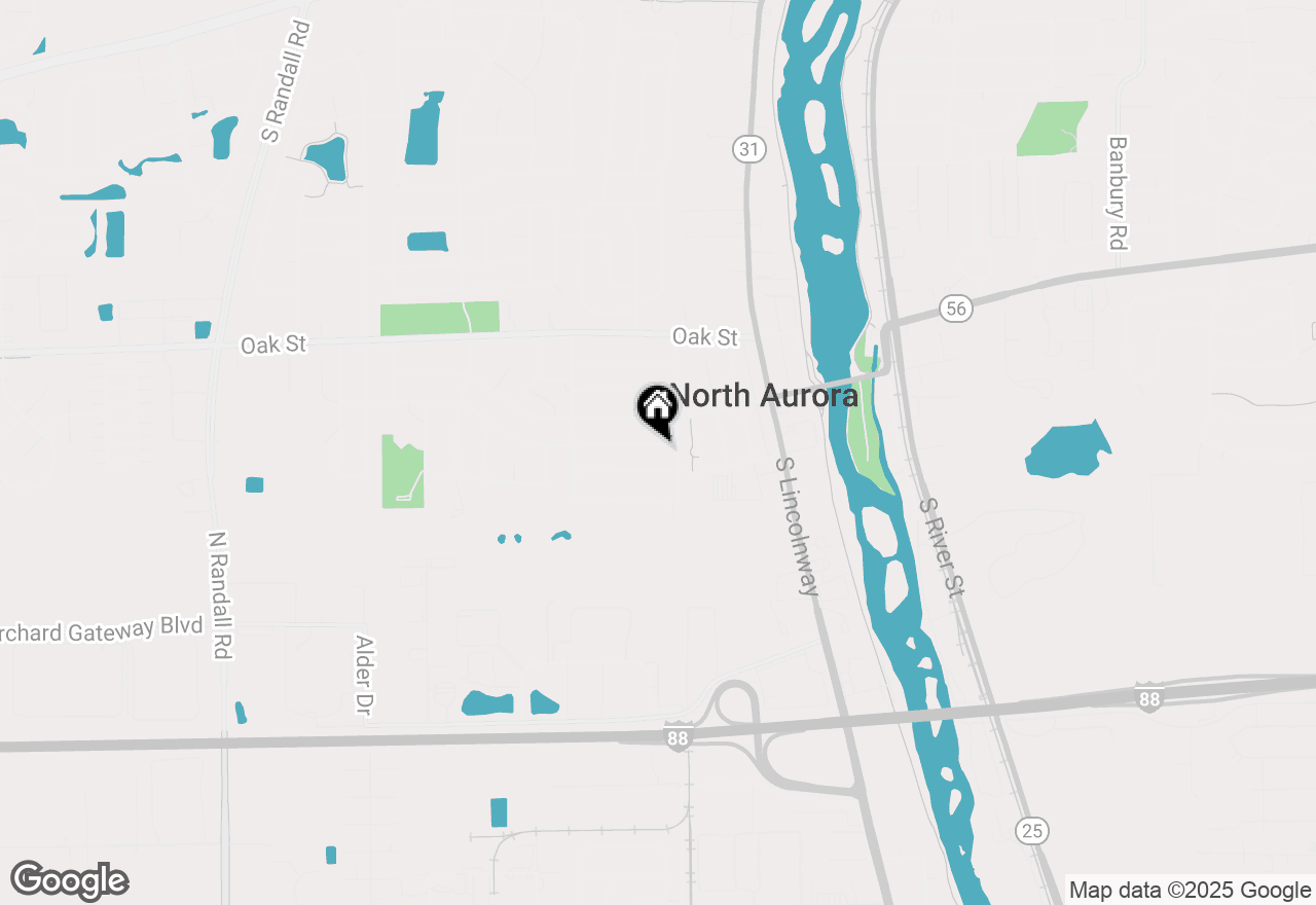 Map of 306 Harmony Drive, North Aurora, IL 60542