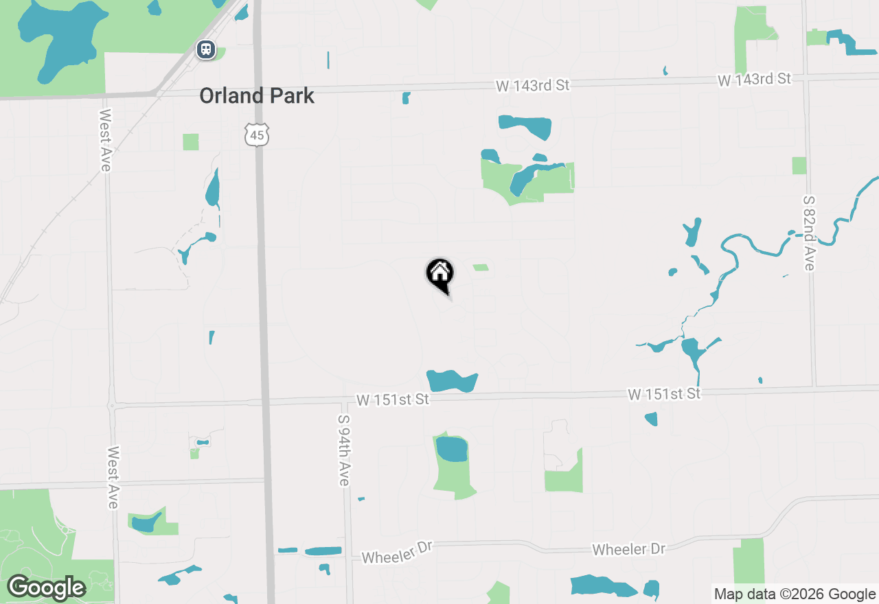 Map of 9318 Montgomery Drive #9318, Orland Park, IL 60462