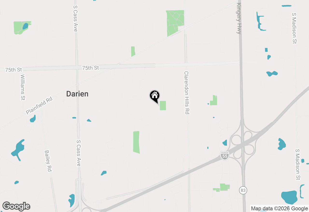 Map of 7802 Sawyer Road, Darien, IL 60561