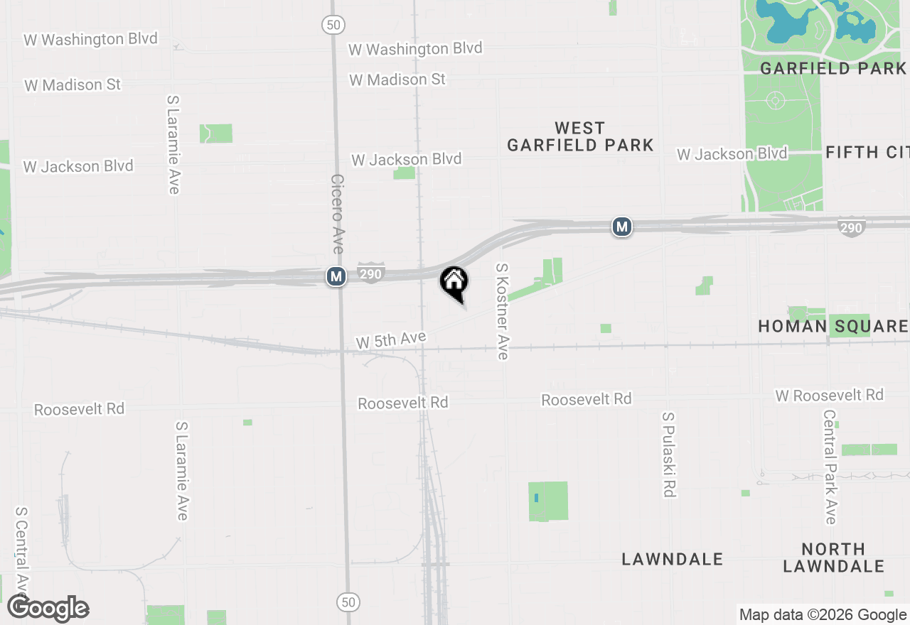 Map of 818 S Kilbourn Avenue, Chicago, IL 60624