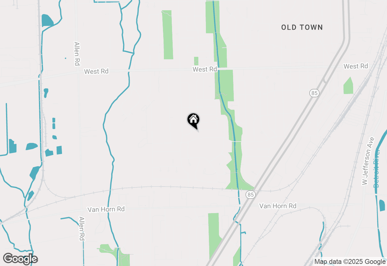 Map of 3301 Ward Street, Trenton, MI 48183