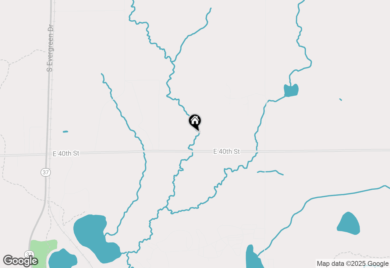Map of 1977 E 40th Street, White Cloud, MI 49349