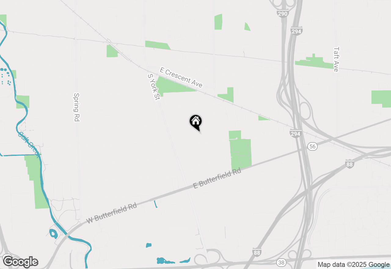 Map of 792 S Chatham Avenue, Elmhurst, IL 60126