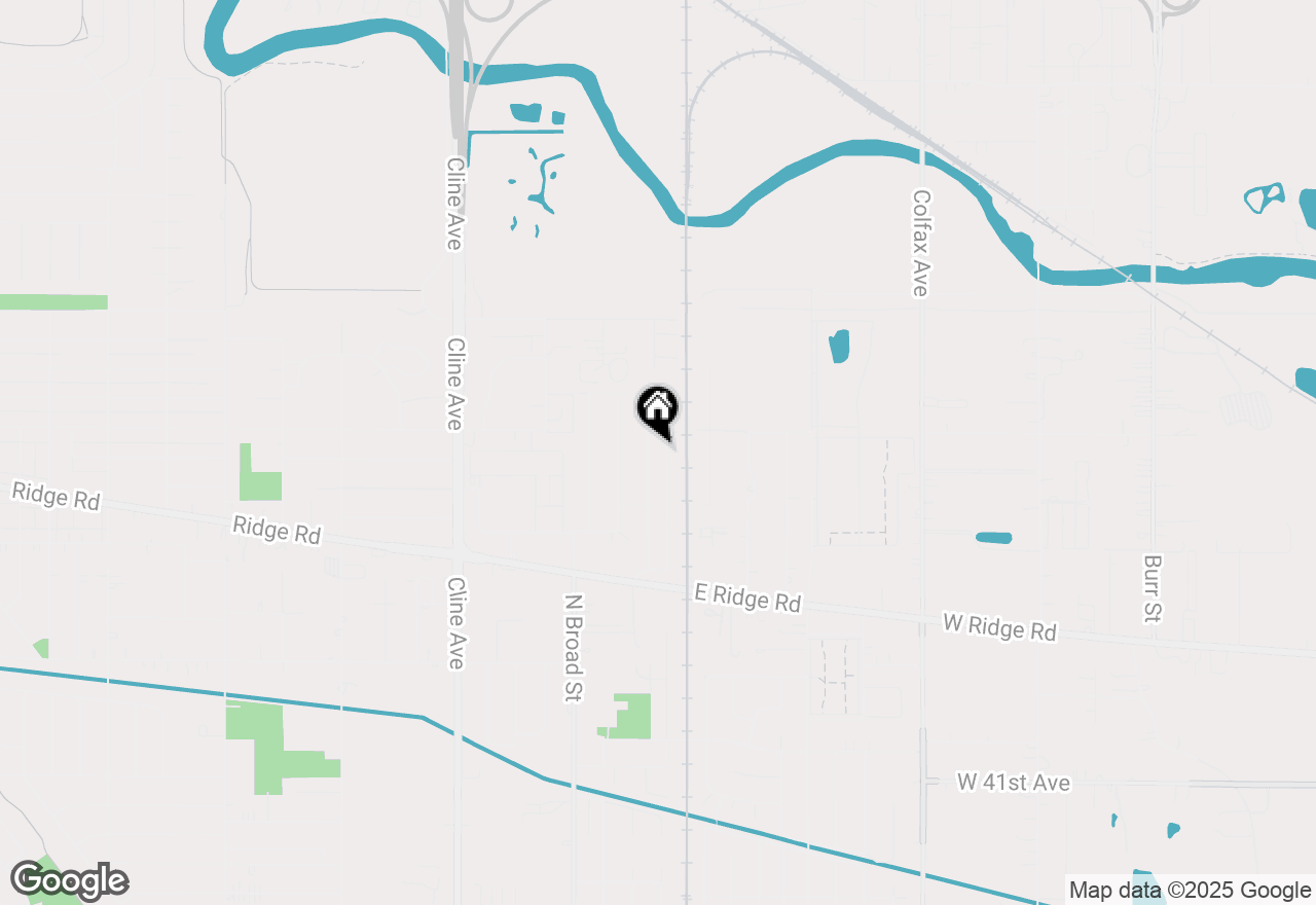 Map of 1833 N Indiana Street, Griffith, IN 46319