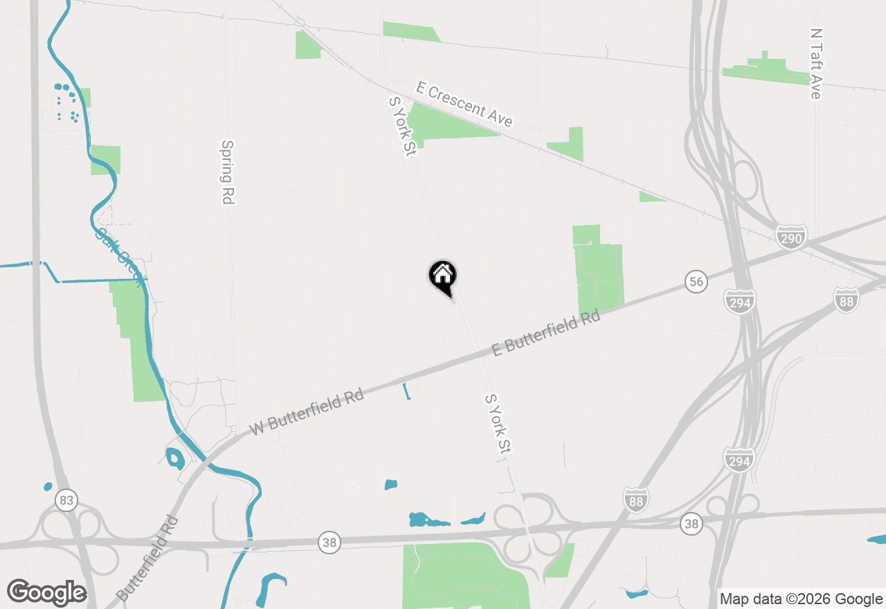 Map of 171 E Hale Street, Elmhurst, IL 60126