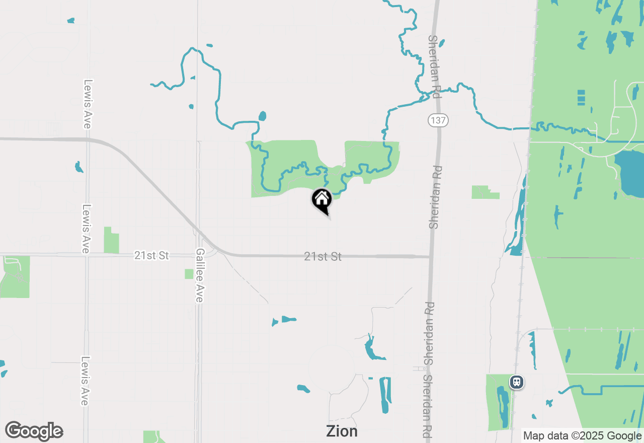 Map of 1932 Bethesda Blvd, Zion, IL 60099