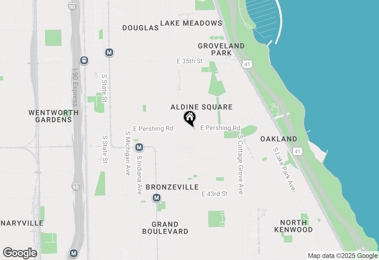 Map of 503 E Pershing Avenue #508, Chicago, IL 60653