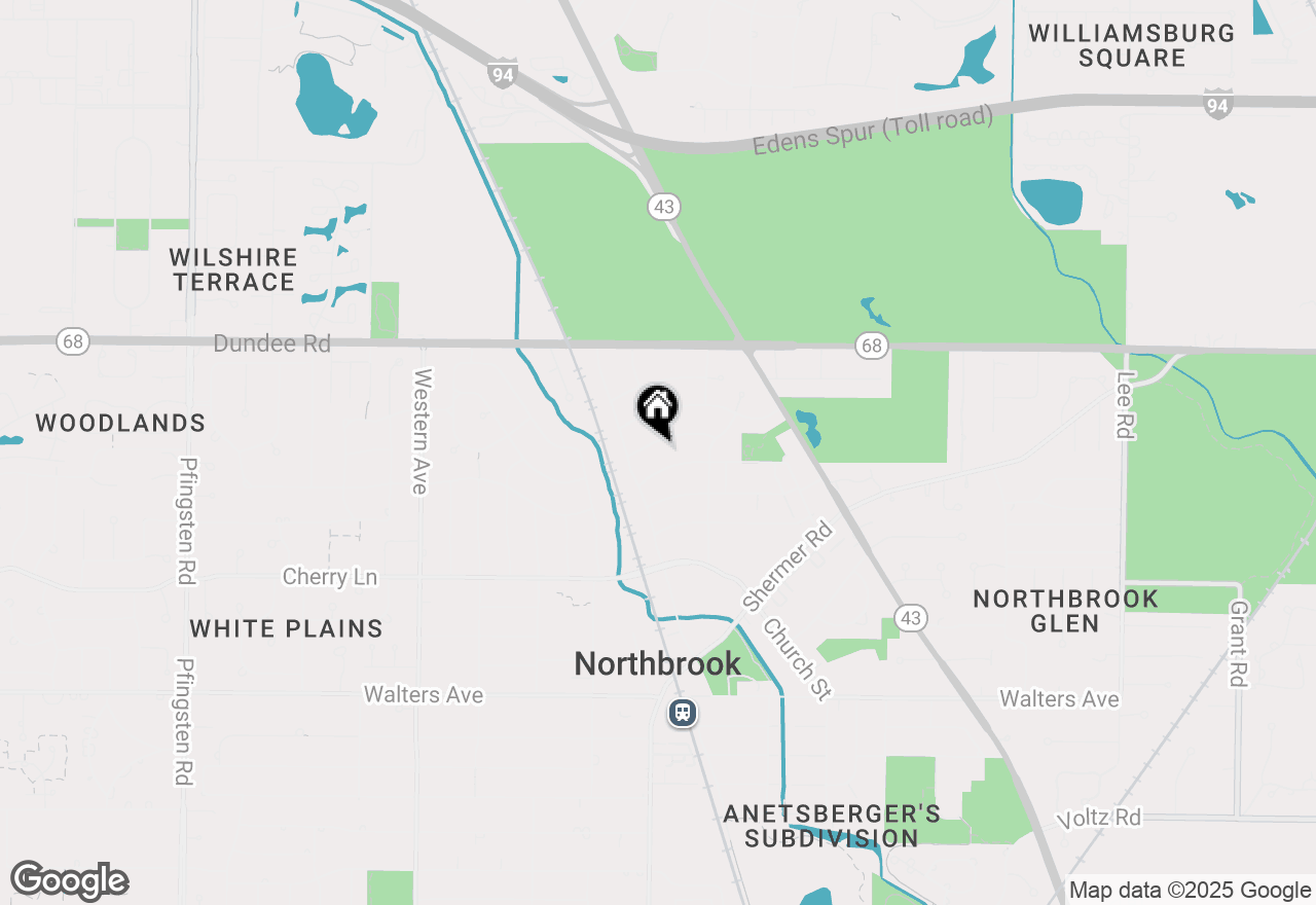 Map of 1957 Redwood Lane, Northbrook, IL 60062