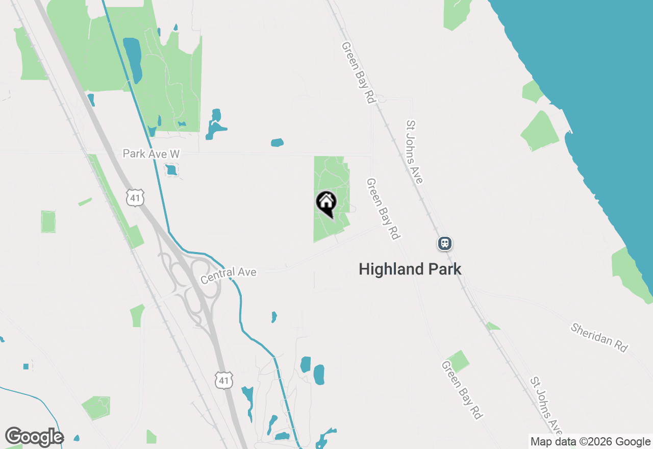 Map of 891 Central Avenue #219, Highland Park, IL 60035
