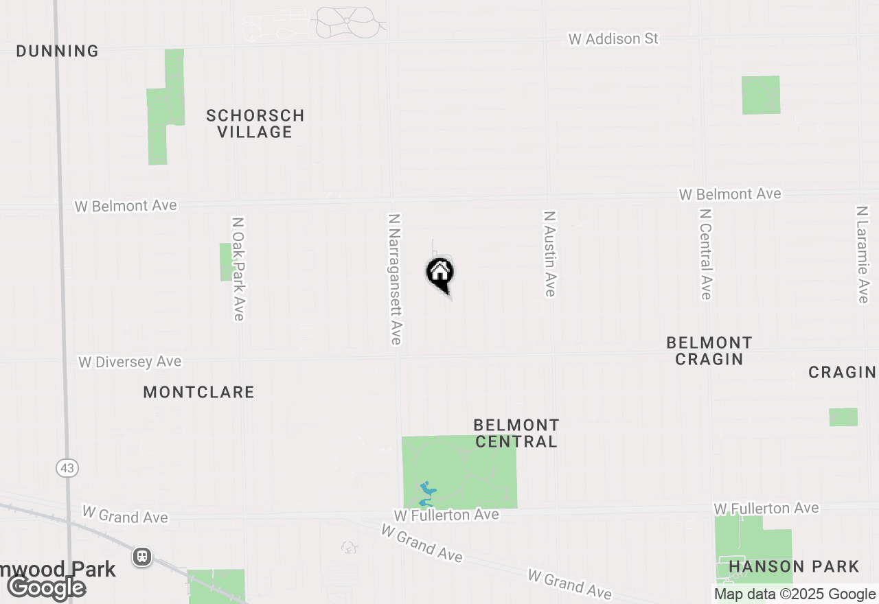 Map of 2921 N Mobile Avenue, Chicago, IL 60634