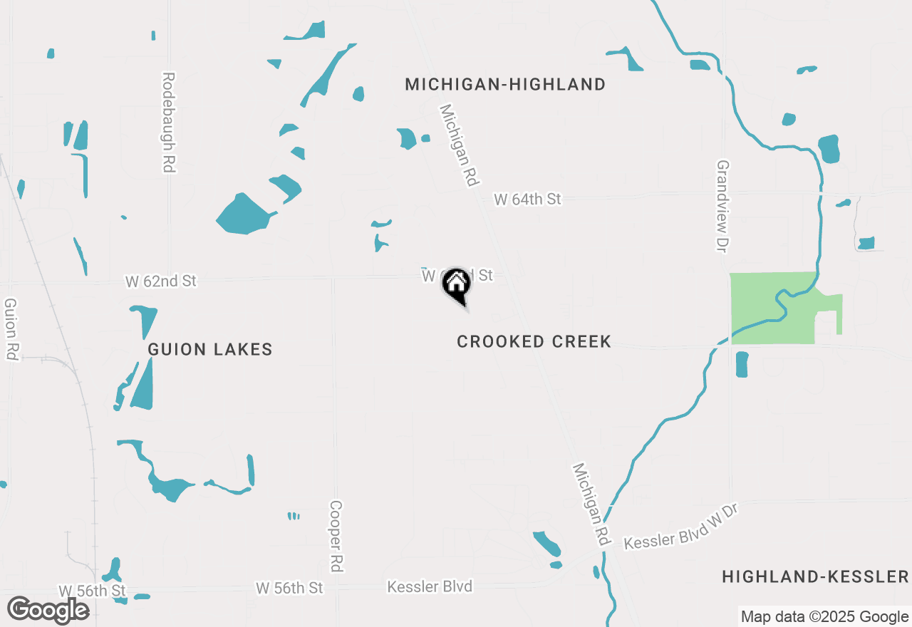 Map of 2530 Lincoln Lane, Indianapolis, IN 46228