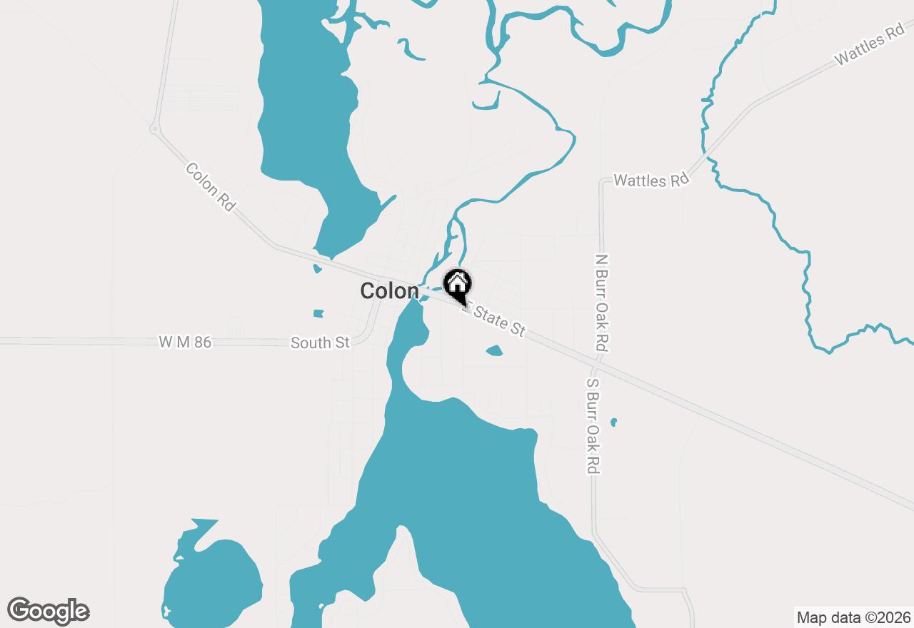 Map of 120 Palmer Avenue, Colon, MI 49040