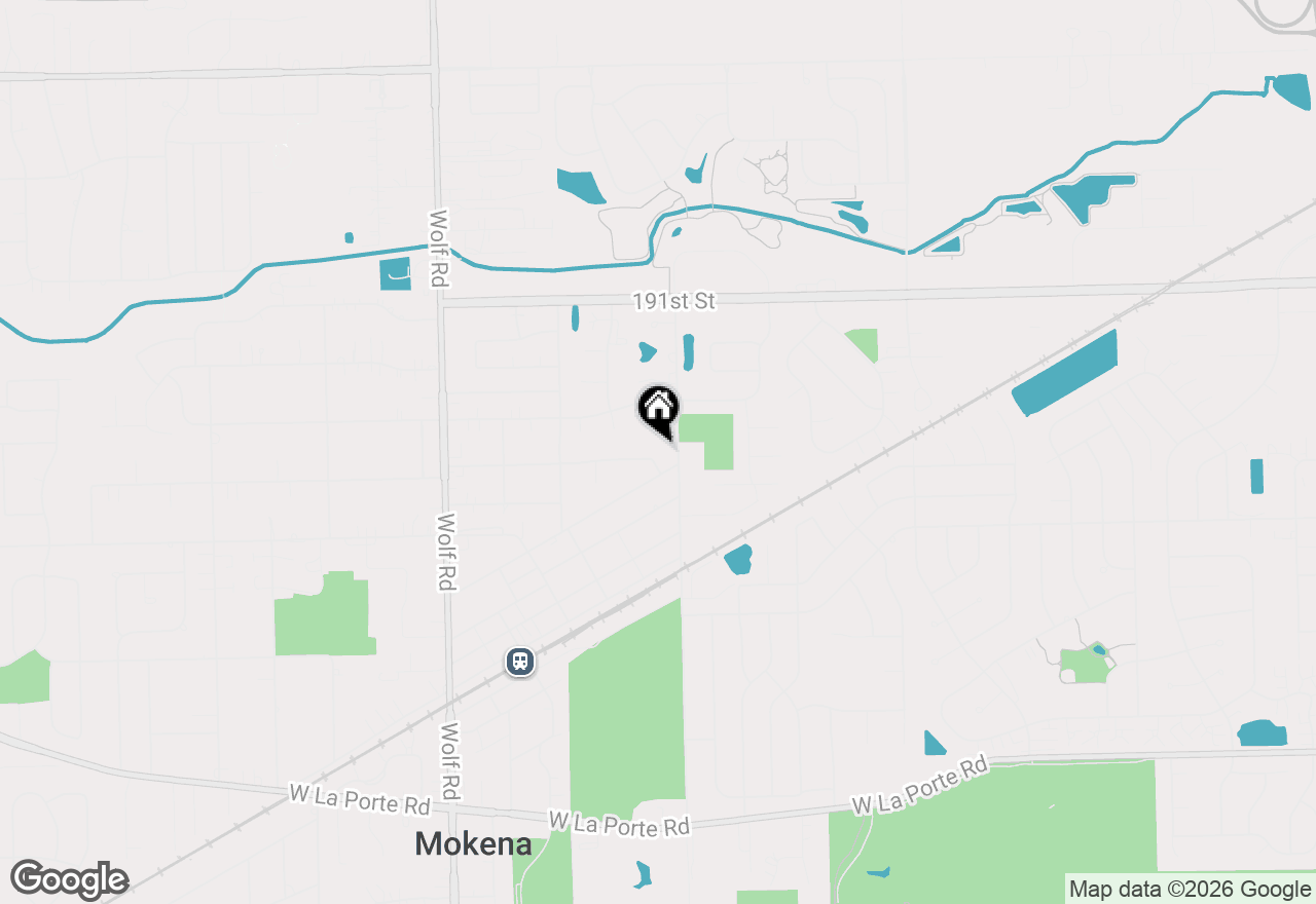 Map of 10818 Bryant Road, Mokena, IL 60448