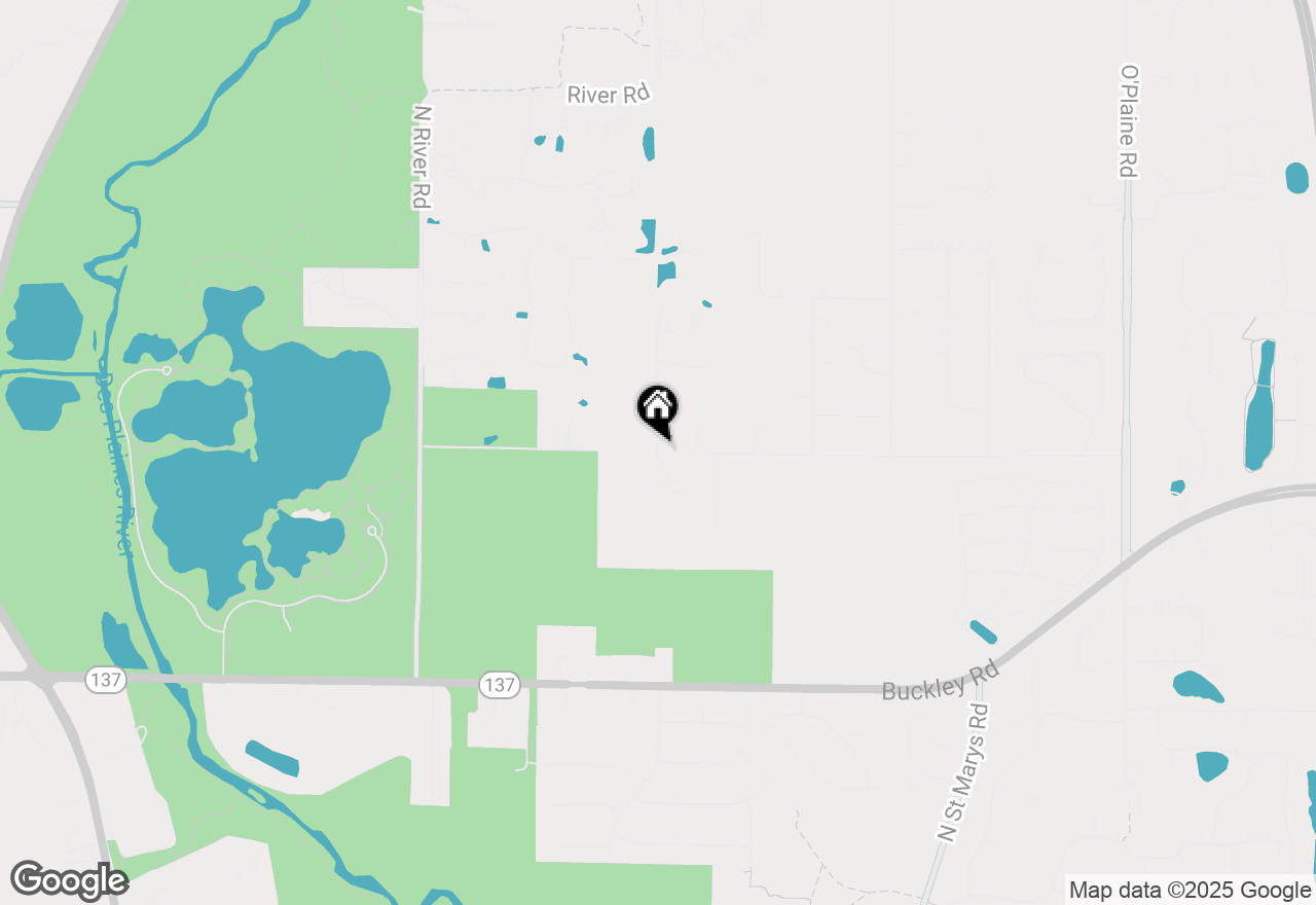 Map of 2565 Jensen Lane, Libertyville, IL 60048