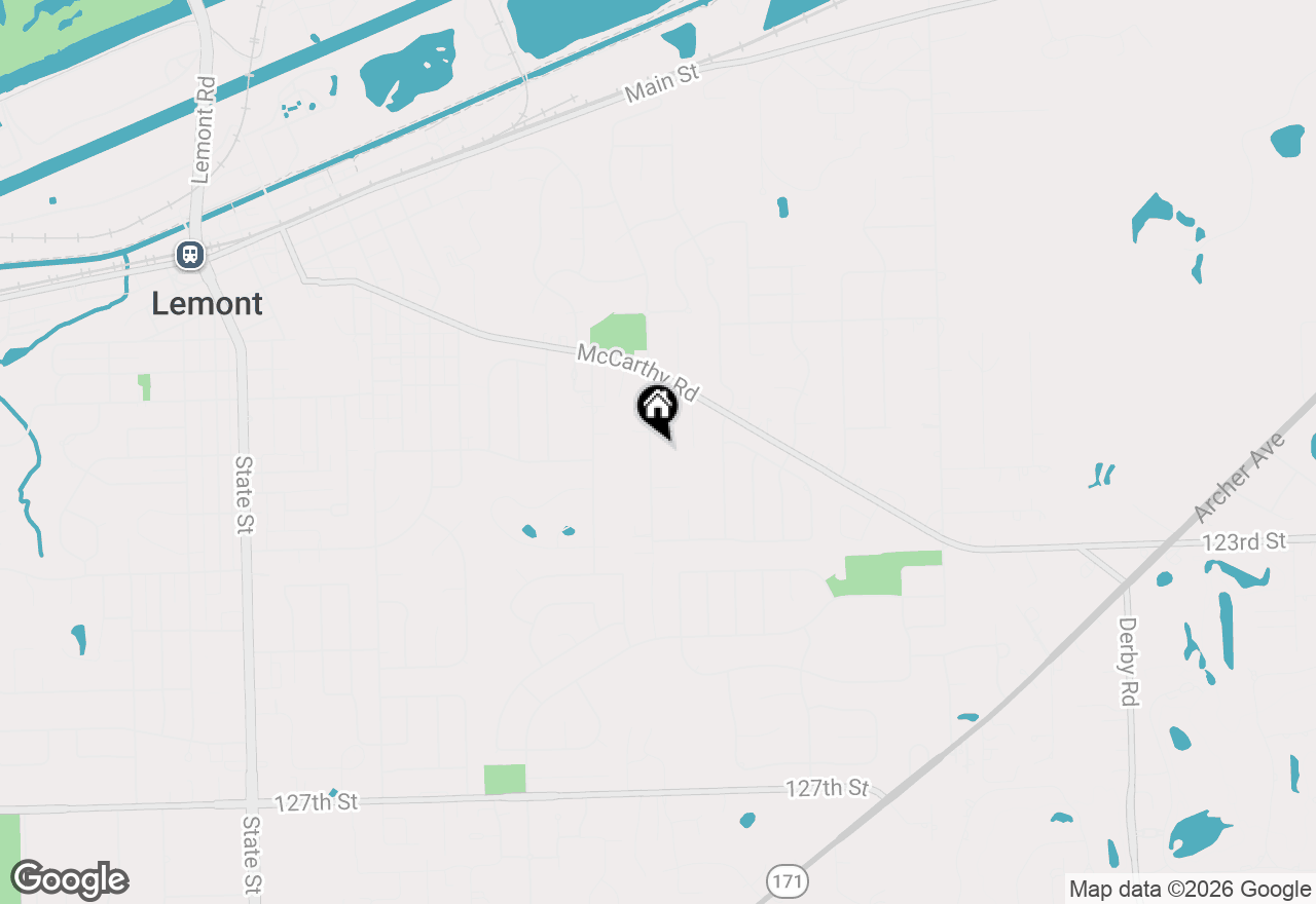 Map of 565 4th Street, Lemont, IL 60439