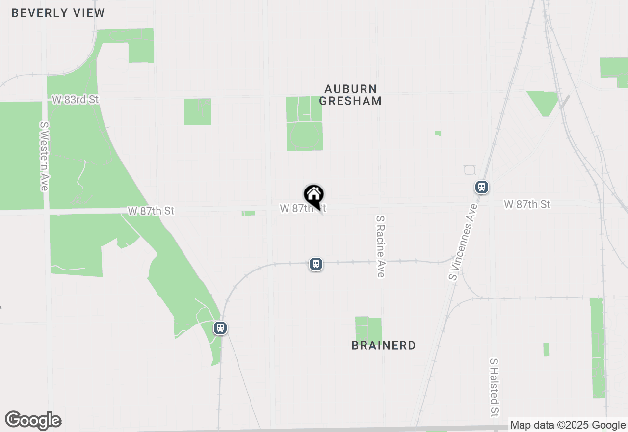 Map of 8717 S Bishop Street, Chicago, IL 60620