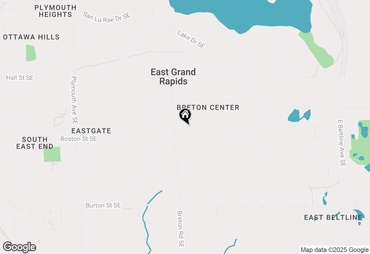 Map of 2440 Richards Drive Se, East Grand Rapids, MI 49506