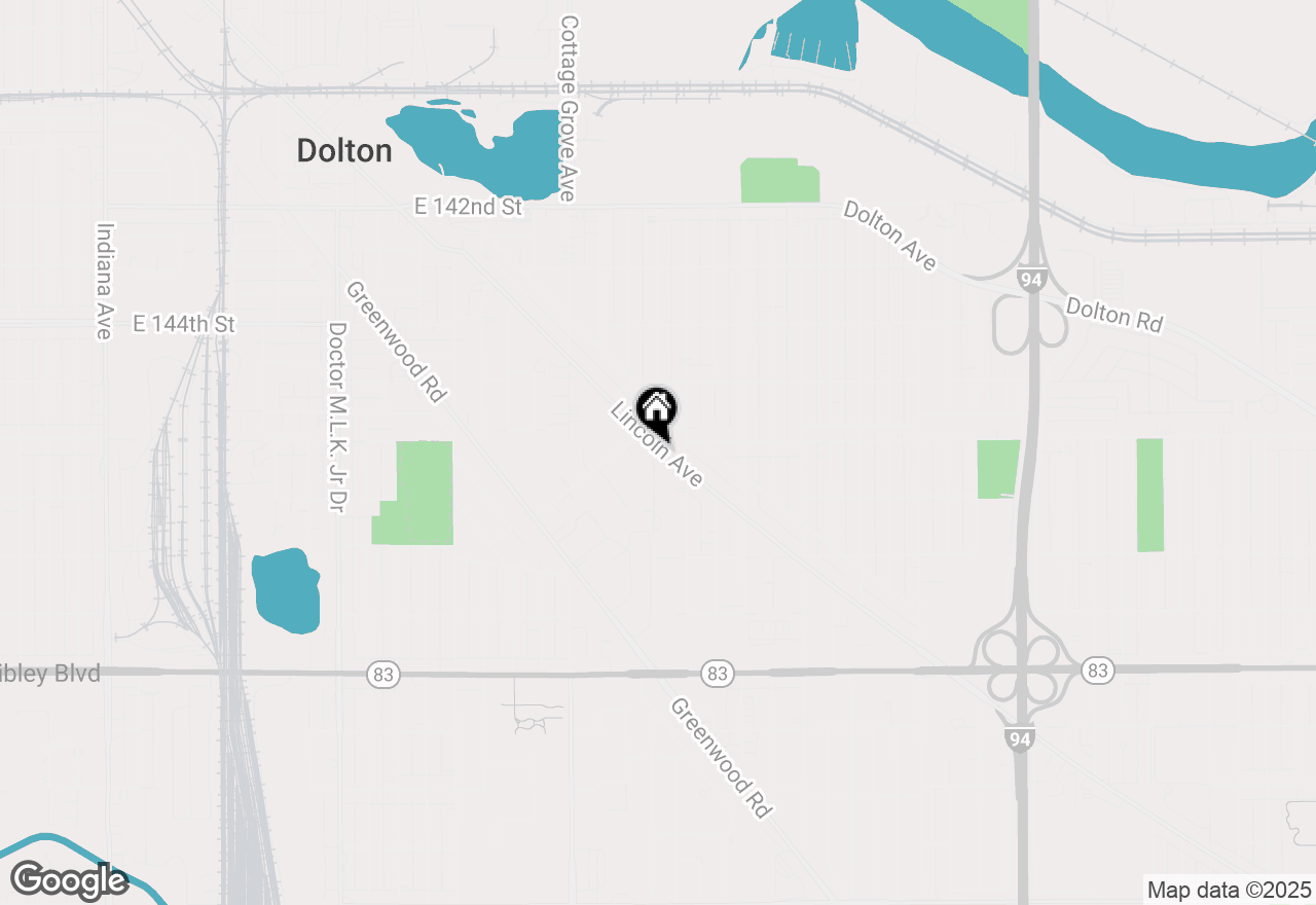 Map of 14610 Lincoln Avenue, Dolton, IL 60419